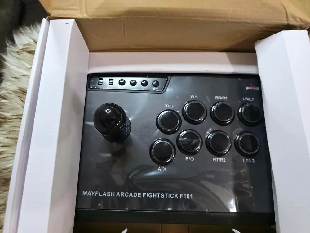 Mayflash Arcade Stick F101 for Nintendo Switch, PC, PS3, Android, Neogeo mini, S